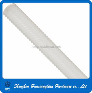M6 M8 M10 M12 Hitam Putih Plastik Nilon <span class=keywords><strong>Threaded</strong></span> <span class=keywords><strong>Rod</strong></span> Bar - Product Image 2