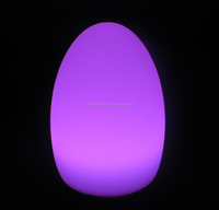 Rgb fernbedienung led tischleuchten/führte schreibtischlampe wiederaufladbare/eiform führte lampe multicolor für restaurant