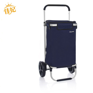 उच्च गुणवत्ता Foldable हाथ गाड़ी तह तीन पहिया शॉपिंग ट्रॉली चीन में किए गए - Product Image 5