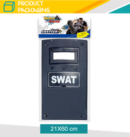 Ensemble de jouets pour enfants : menottes, médaille, bouclier SWAT, équipement de police avec pistolet