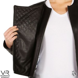 Chaqueta de Cuero Vacuno Original para Mujer, Marca Premium Valeriano Romano - Nueva Colección, Prendas Hechas en Turquía - Product Image 5
