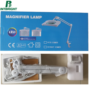 9002LED 7,5 "X 6,2" weiß 3 dioptrien Intbright Rechteckige LED Lupenleuchte mit clamp gesichts spa home handwerk Lupenleuchte - Product Image 6