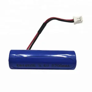 3.6 V 2700 mAh 主 Li-SOCl2 锂电池 AA 尺寸 ER14505 带 JST PH-2P 连接器