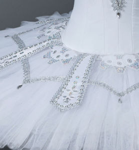 N0000152 <span class=keywords><strong>Tutù</strong></span> da Balletto <span class=keywords><strong>Bianco</strong></span> per Esibizioni di Danza per Ragazze, Modello Lago dei Cigni - Product Image 4