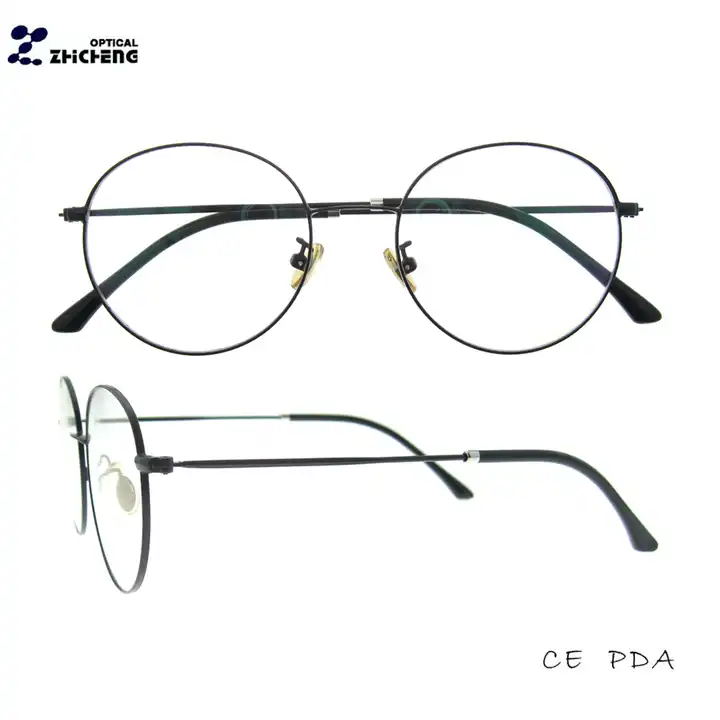 2020 New Glasses Frames Fashion Black Gold Round Full-rim New Model Eyewear  Frame Glasses For Young People - Buy Glasses Frame,New Model Eyewear Frame