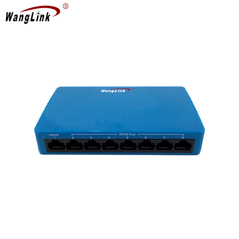 8 портов 1000 базовый обратный источник питания RPOE POE переключатель