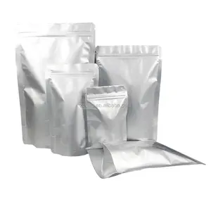 Влагостойкий пакет из алюминиевой фольги Mylar, ПЭТ, Al Pe, 16 унций, металлический мешочек, 500 г, стоячий Дой пакет, кофейные зерна, 1 фунт, пакет с замком на молнии