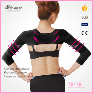 Body moldeador de brazo maduro para mujer, Corrector de postura transpirable y sin costuras, ropa moldeadora de Control de barriga para adultos, para mujer, 2017 - Product Image 4