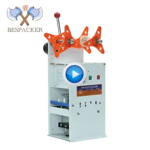 Bespacker BZD-95 manuel plastik bardak sızdırmazlık mühürleyen makinesi