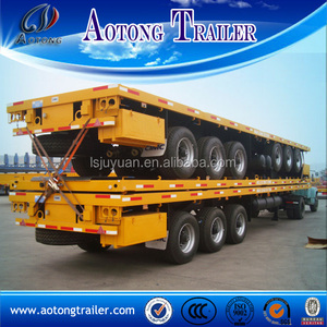 <span class=keywords><strong>Cuello</strong></span> de <span class=keywords><strong>cisne</strong></span> cubierta de gota de $ number pies de contenedores de superficie plana <span class=keywords><strong>semirremolque</strong></span> en venta en Mozambique - Product Image 4