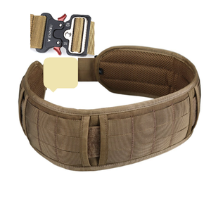 Equipo táctico <span class=keywords><strong>de</strong></span> tiro <span class=keywords><strong>de</strong></span> caza, cinturones Molle <span class=keywords><strong>de</strong></span> cintura <span class=keywords><strong>de</strong></span> <span class=keywords><strong>combate</strong></span> acolchados <span class=keywords><strong>de</strong></span> nailon <span class=keywords><strong>de</strong></span> alta densidad 1000D con hebilla <span class=keywords><strong>de</strong></span> metal <span class=keywords><strong>de</strong></span> liberación rápida - Product Image 3