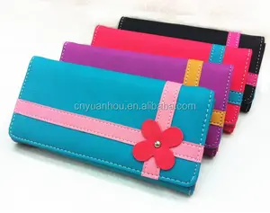 便宜的可爱设计长款钱包为女孩的离合器 PU 钱包和钱包