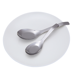 Cucchiaio da Zuppa Grande in Acciaio Inox con Fondo Piatto, Vendita Calda, OEM ODM - Product Image 1