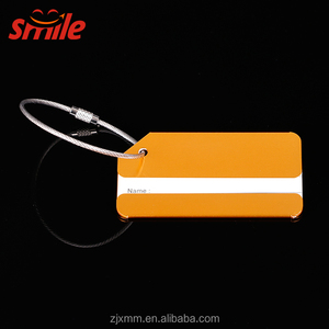Identité adresse 7 couleurs sac à dos carré circulaire air avion bagages <span class=keywords><strong>tag</strong></span> - Product Image 1