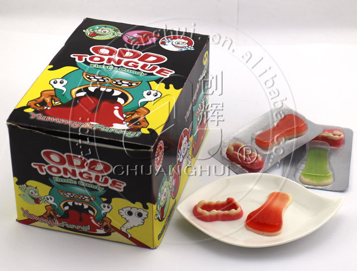 Devil Tongue Soft Gummy Candy - Fruity Chewy Candy in Box | Multi