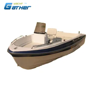 Gather yacht factory sale 4.8m 16ft 6people sport boat,fiberglass boats for sale