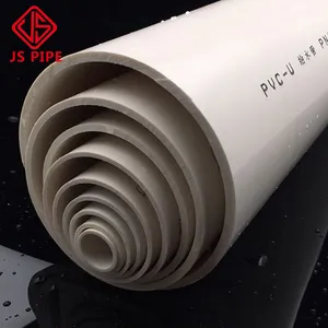 Iso 표준 uPVC 수도관 0.8mpa 63mm 2 인치 PVC 파이프