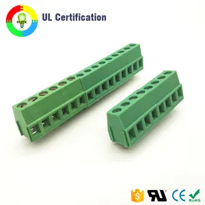 5.00mm/5.08mm/7.5mm PCB tornillo terminal conectores