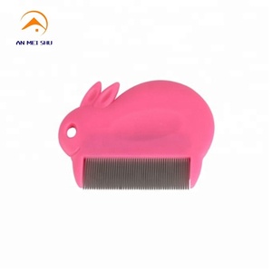 กระต่ายออกแบบโลหะที่มีสีสัน nit หวี lice ขนาดเล็ก smooth เข็ม - Product Image 3