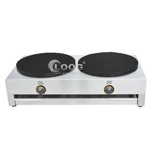 Machine à crêpes industrielle à <span class=keywords><strong>gaz</strong></span> GPL en fonte, modèle commercial, <span class=keywords><strong>double</strong></span> plaque, prix - Product Image 5