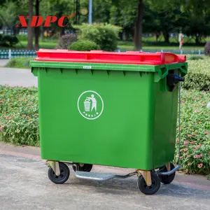 Tempat Sampah 1100 Liter Tempat Sampah Luar Ruangan Tempat Sampah