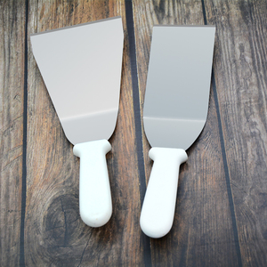 Gran Venta de espátula giratoria de acero inoxidable, juego de espátula para parrilla de barbacoa, juego de espátula de cocina de Metal con borde de corte con <span class=keywords><strong>mango</strong></span> de plástico - Product Image 5