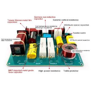 Divisor de Frecuencia de 3 Vías para Altavoces de Graves, Medios y Agudos de 300W, Filtro Crossover para Altavoces - Product Image 5