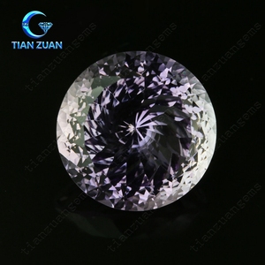 Máquina de corte de forma redonda especial hermosa <span class=keywords><strong>amatista</strong></span> Natural de piedras preciosas - Product Image 3