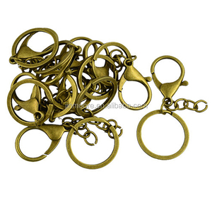 KRC01 Bộ Dây Buộc Hợp Kim C Móc Tôm Hùm Với Vòng Chìa Khóa Tách Xích - Product Image 4