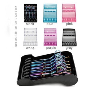 JDK múltiples colores de tijeras de peluquería caso de plástico ABS de tijera de pie como <span class=keywords><strong>barbero</strong></span> Estación de estilo - Product Image 3