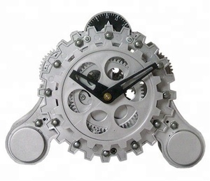 TCL-06-333 hoa hình dạng phòng khách đồng hồ bánh răng đồng - Product Image 5