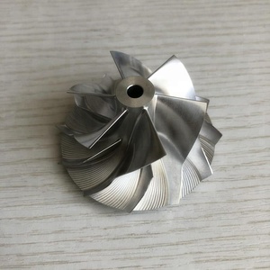 MGT22260DSL inverse 799370-04U1361 45.67/59.40mm 6 + 6 lames haute performance turbo fraisage/aluminium 2618/<span class=keywords><strong>billet</strong></span> roue de compresseur - Product Image 2