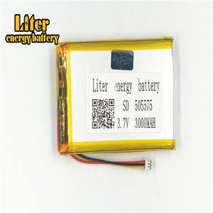 Plug 1,5-<strong>3</strong> P <strong>3</strong>,7 505575 3000 mAh rechargeable LiPo battery solar rechargeable lithium-ion polymer lithium battery with PCM - Product Image 2