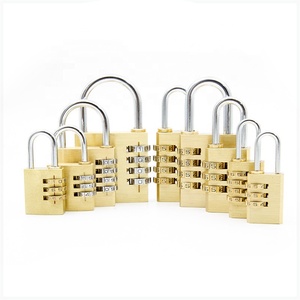 Cadenas à combinaison en laiton à 3 et 4 chiffres LOGO personnalisé multi-tailles - Product Image 2