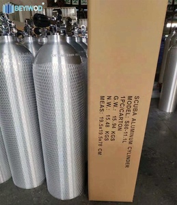 3000psi 80cuft 11.1L Scba <strong>tank</strong> Aluminum Oxygen <strong>tank</strong> <strong>Diving</strong> Gas <strong>tank</strong> with YOKE Valve - Product Image 3
