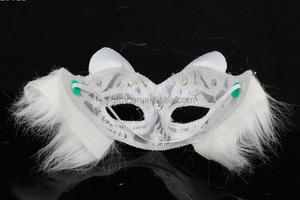 Nero di Colore Bianco Del Merletto <span class=keywords><strong>Maschere</strong></span> di <span class=keywords><strong>Animali</strong></span> - Product Image 5