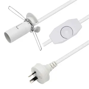 Cavo per lampada al sale T5 a filo piatto di alimentazione australiana a 2pin interruttore on off E14 portalampada E14 set di lampadine