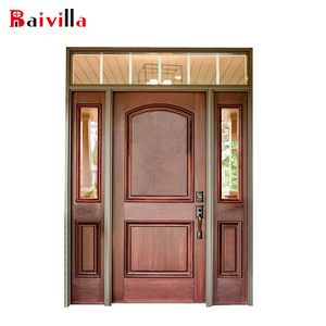 High Quality Luxury With Long Handle <strong>Wooden</strong> Entrance Door New <strong>Design</strong> Cheap <strong>Wooden</strong> Main Doors Prices