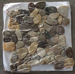 <strong>White</strong> <strong>Gravel</strong> Pebble <strong>Stone</strong> and Cobblestone Paver Mats - Product Image 2