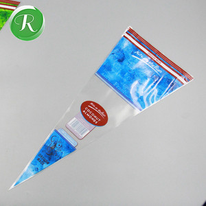 Kantong Kemasan Popcorn Plastik Bentuk Kerucut Segitiga Transparan Kustom - Product Image 5