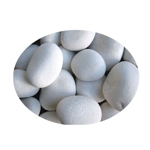 Grande Formato Spiaggia Bianca Ovale Ciottoli di Pietra del Ciottolo per la Pavimentazione - Product Image 4