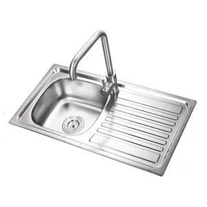 K-E7639B Rvs Spoelbak Met Afvoer Board/Aanrecht Onderbouw/Tunesië Sink