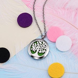 <span class=keywords><strong>La</strong></span> Vita di Albero di Olio di Profumo di alta Qualità Dei Monili Della Collana del Locket in 361l Materiale in acciaio inox per il regalo di san valentino - Product Image 3