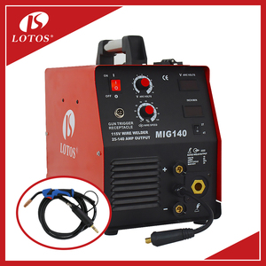 Lotos MIG140 máquina precio <span class=keywords><strong>de</strong></span> fábrica CO2 soldadura <span class=keywords><strong>de</strong></span> aluminio SS <span class=keywords><strong>140</strong></span> <span class=keywords><strong>AMP</strong></span> MIG soldador máquina con la antorcha libre - Product Image 2
