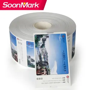 Thermal airline luggage labels for airports thermal paper direct print airline paper baggage tag