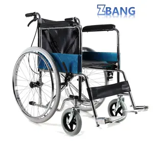 Silla de ruedas Manual plegable a control remoto, ligera, barata, a la venta - Product Image 1