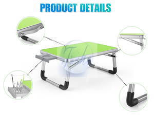 <strong>Foldable</strong> Aluminium <strong>Small</strong> Smart Laptop TV Tea Table Stand <strong>Desk</strong> for Bed - Product Image 3