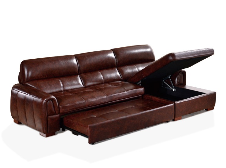 家具 Leather sofa cum bed Yilin Latest Model Sofa Cum Bed Sets Dubai Leather Furniture
