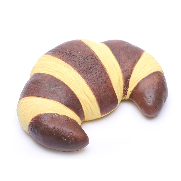 Пользовательские Высокое Качество Ароматические круассан pu замедлить рост мягкими игрушками