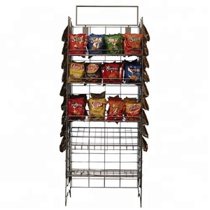 מכירה לוהטת מתכת חוט מזון תצוגת מדף מדפי - Product Image 1